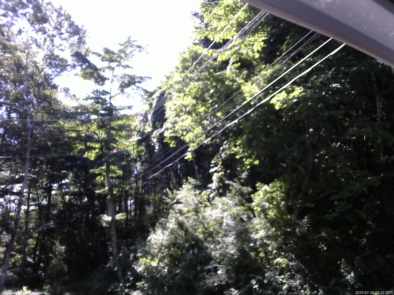 長野県菅平高原 ゆたか山荘 東側上空 2025/07/28 08:15