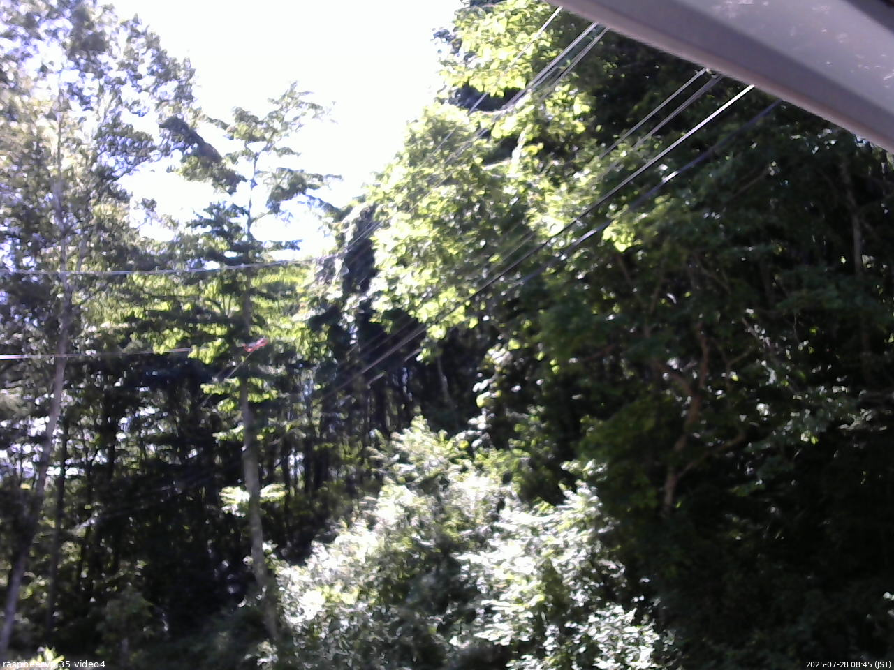 長野県菅平高原 ゆたか山荘 東側上空 2025/07/28 08:45