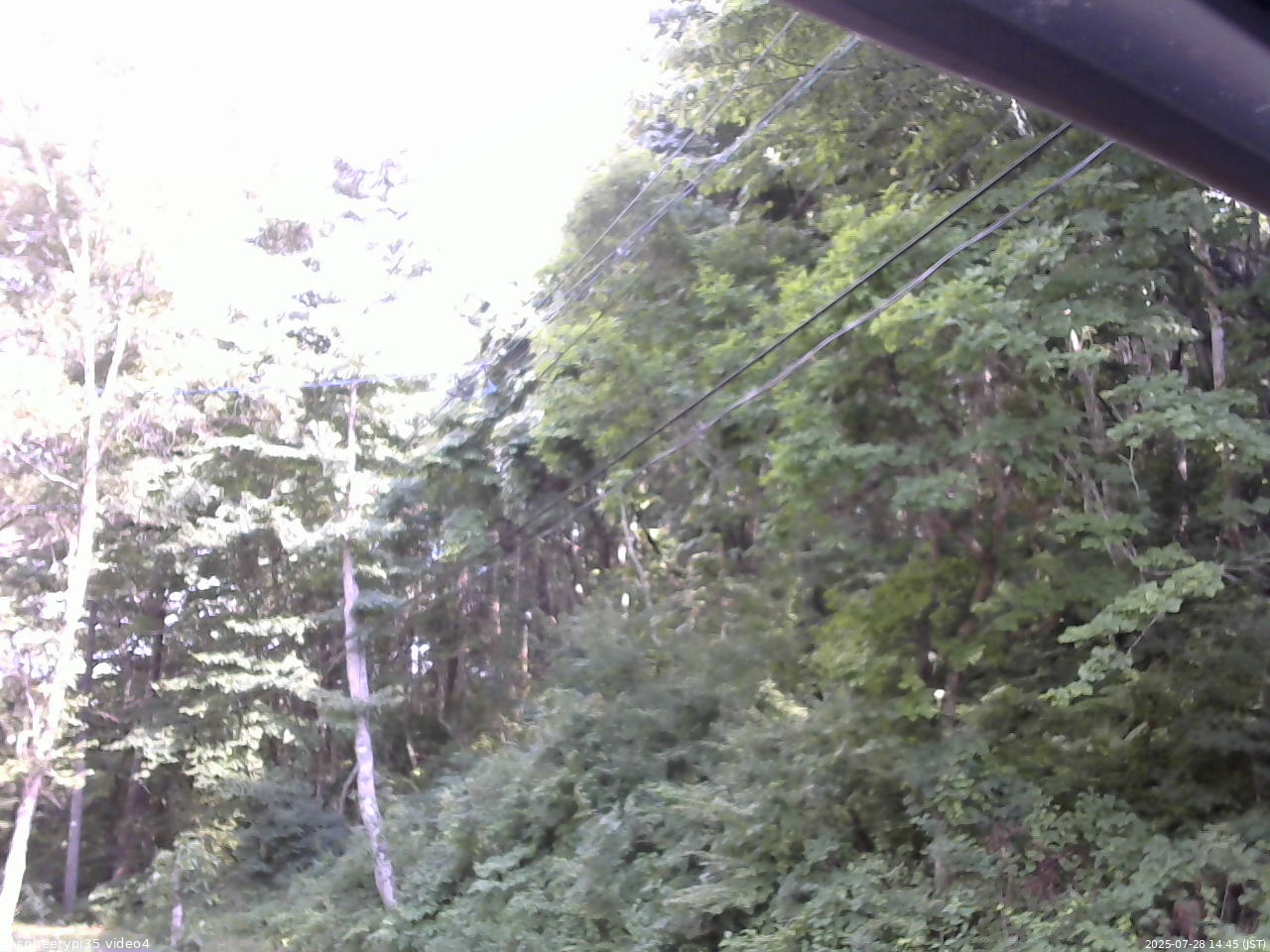 長野県菅平高原 ゆたか山荘 東側上空 2025/07/28 14:45