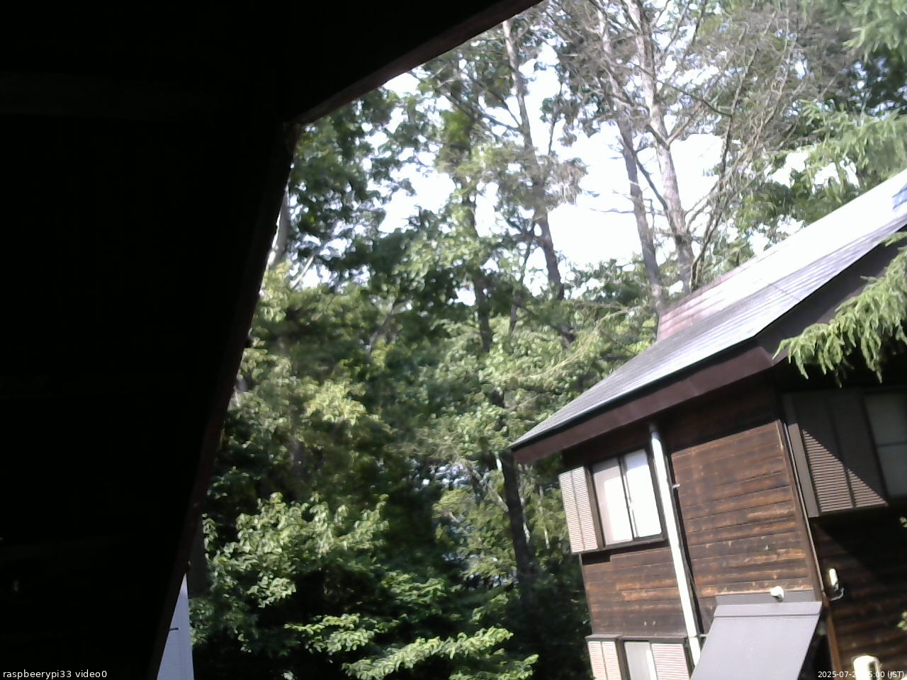 長野県菅平高原 ゆたか山荘 北側 2025/07/29 15:00
