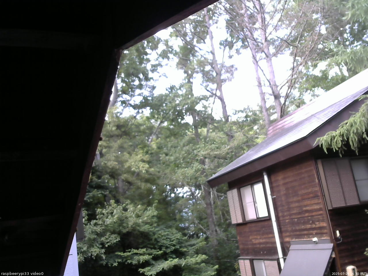 長野県菅平高原 ゆたか山荘 北側 2025/07/29 16:30