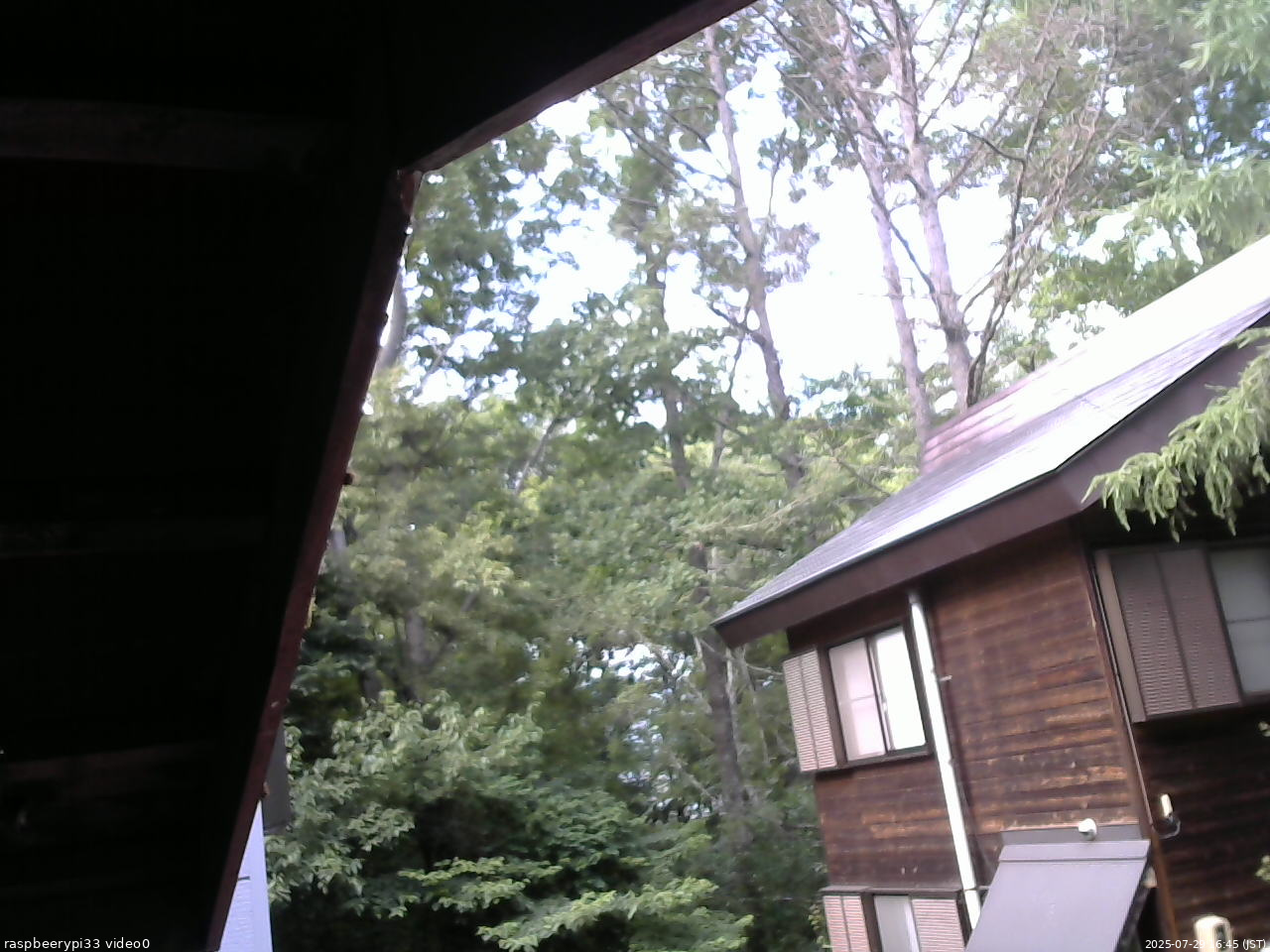 長野県菅平高原 ゆたか山荘 北側 2025/07/29 16:45