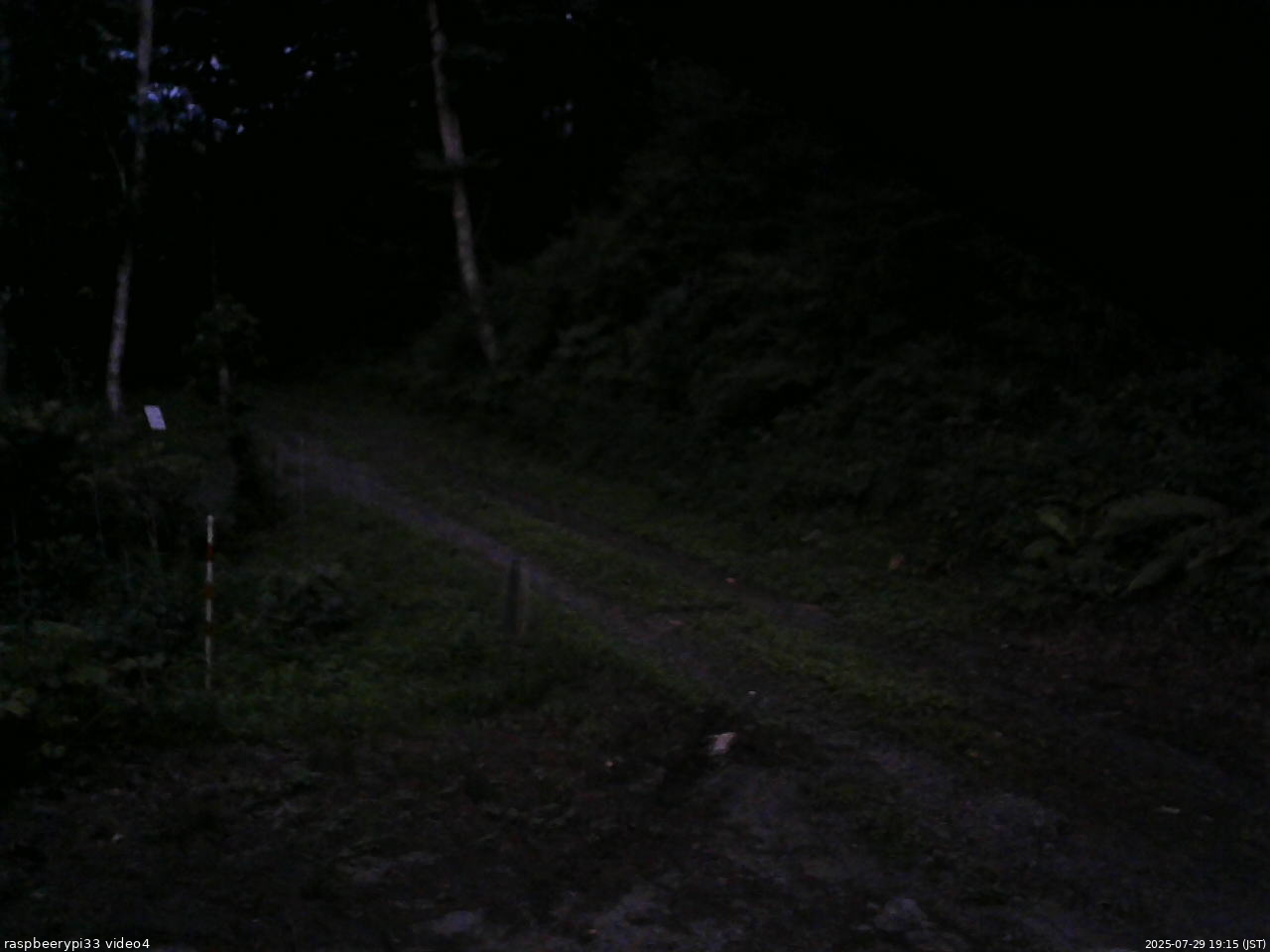 長野県菅平高原 ゆたか山荘 東側(坂下) 2025/07/29 19:15