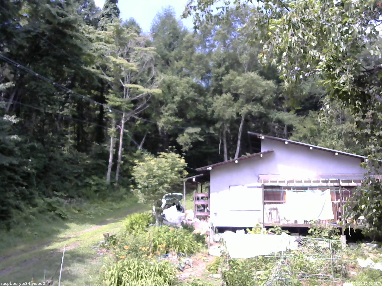 長野県菅平高原 ゆたか山荘 西側(坂上) 2025/07/29 10:00
