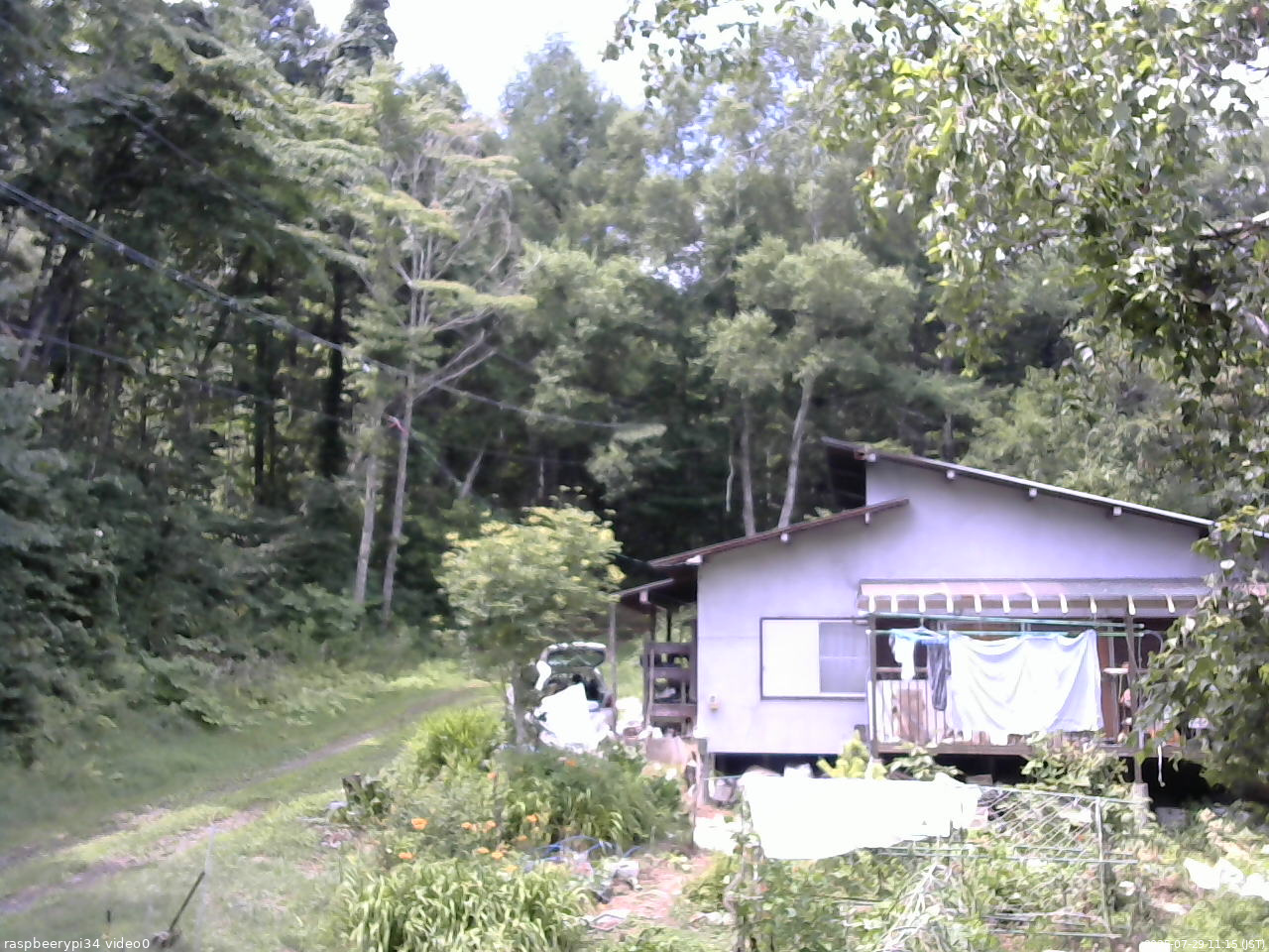 長野県菅平高原 ゆたか山荘 西側(坂上) 2025/07/29 11:15