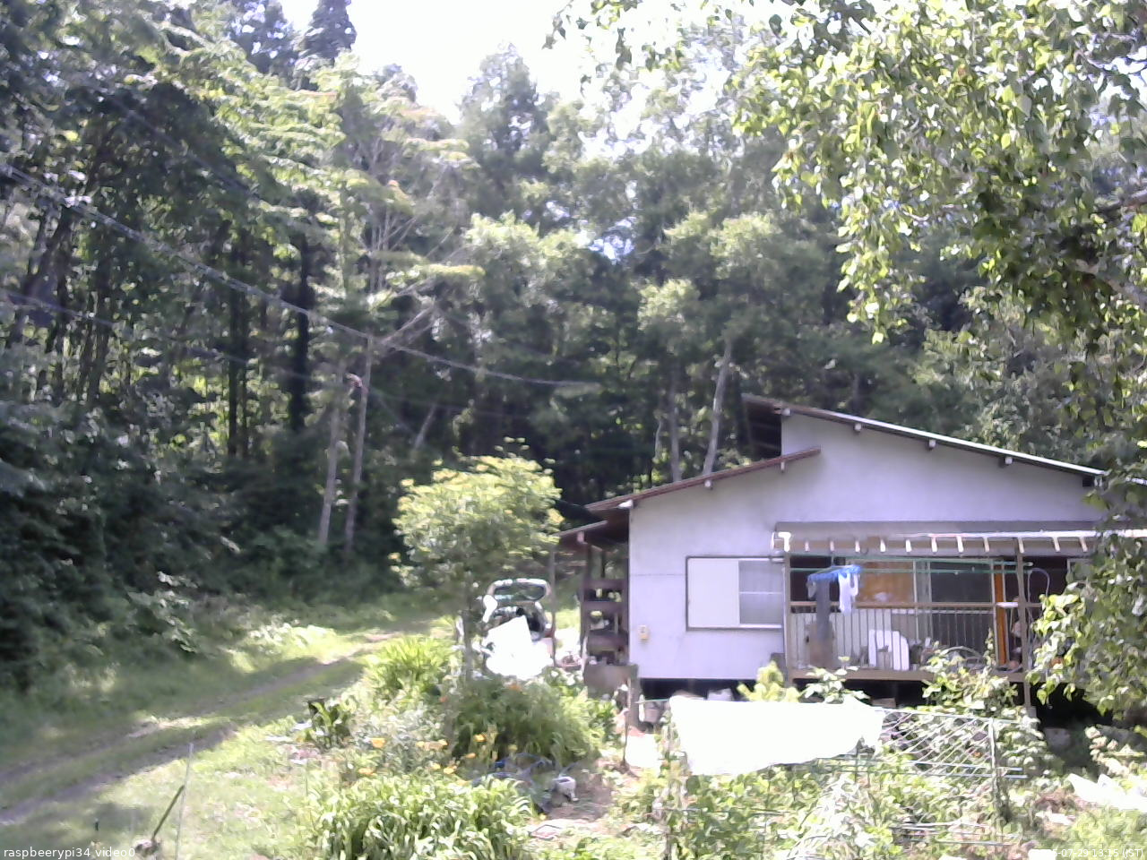 長野県菅平高原 ゆたか山荘 西側(坂上) 2025/07/29 13:15