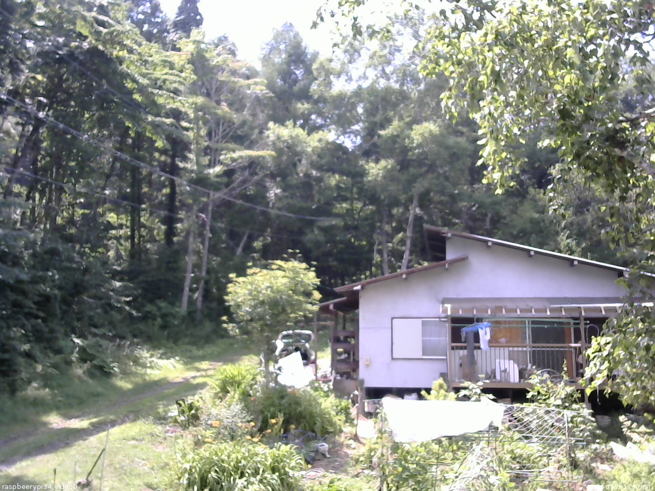 長野県菅平高原 ゆたか山荘 西側(坂上) 2025/07/29 13:30
