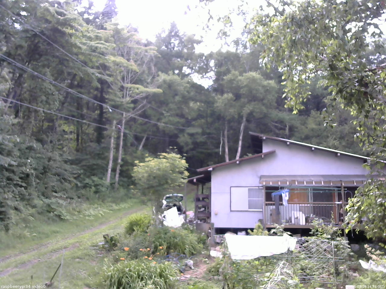 長野県菅平高原 ゆたか山荘 西側(坂上) 2025/07/29 14:45