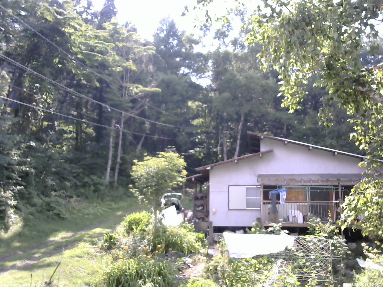 長野県菅平高原 ゆたか山荘 西側(坂上) 2025/07/29 15:00