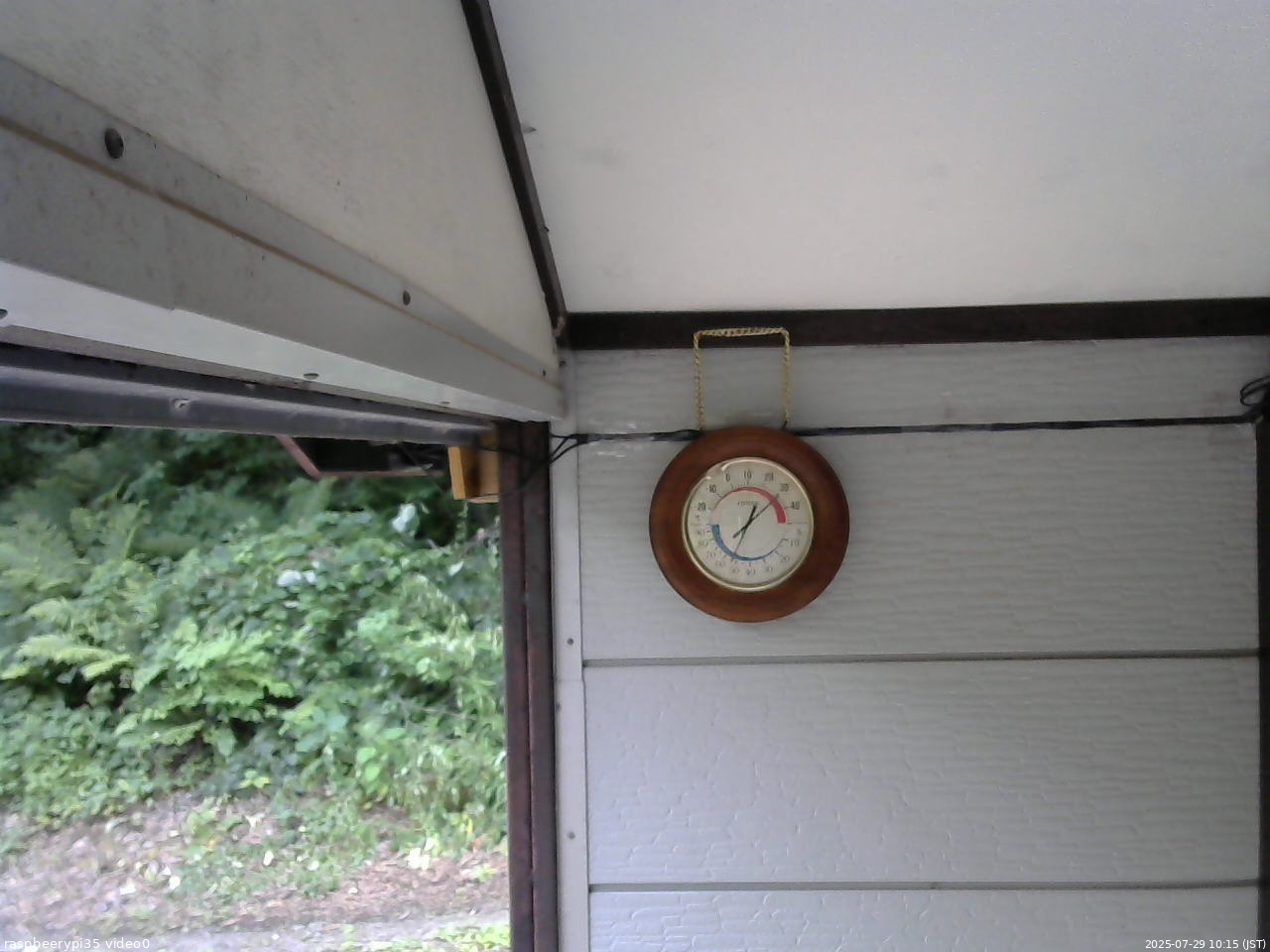長野県菅平高原 ゆたか山荘 温度計 2025/07/29 10:15