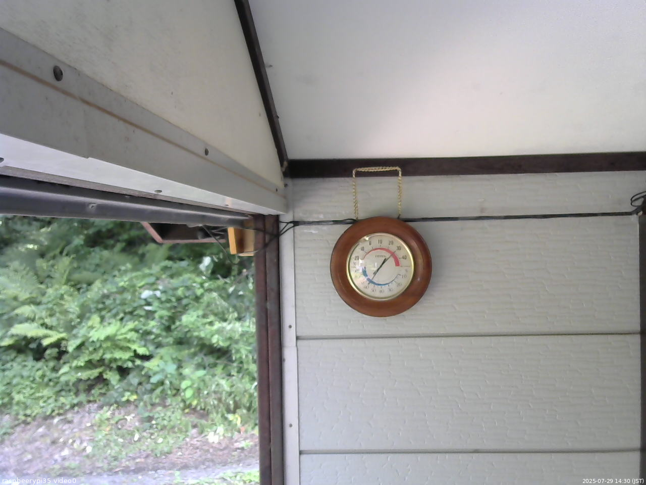 長野県菅平高原 ゆたか山荘 温度計 2025/07/29 14:30