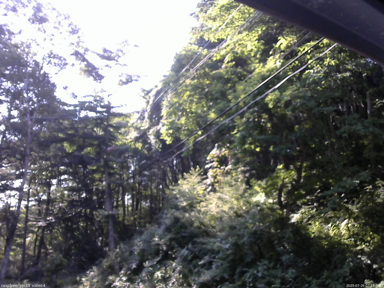 長野県菅平高原 ゆたか山荘 東側上空 2025/07/29 07:15