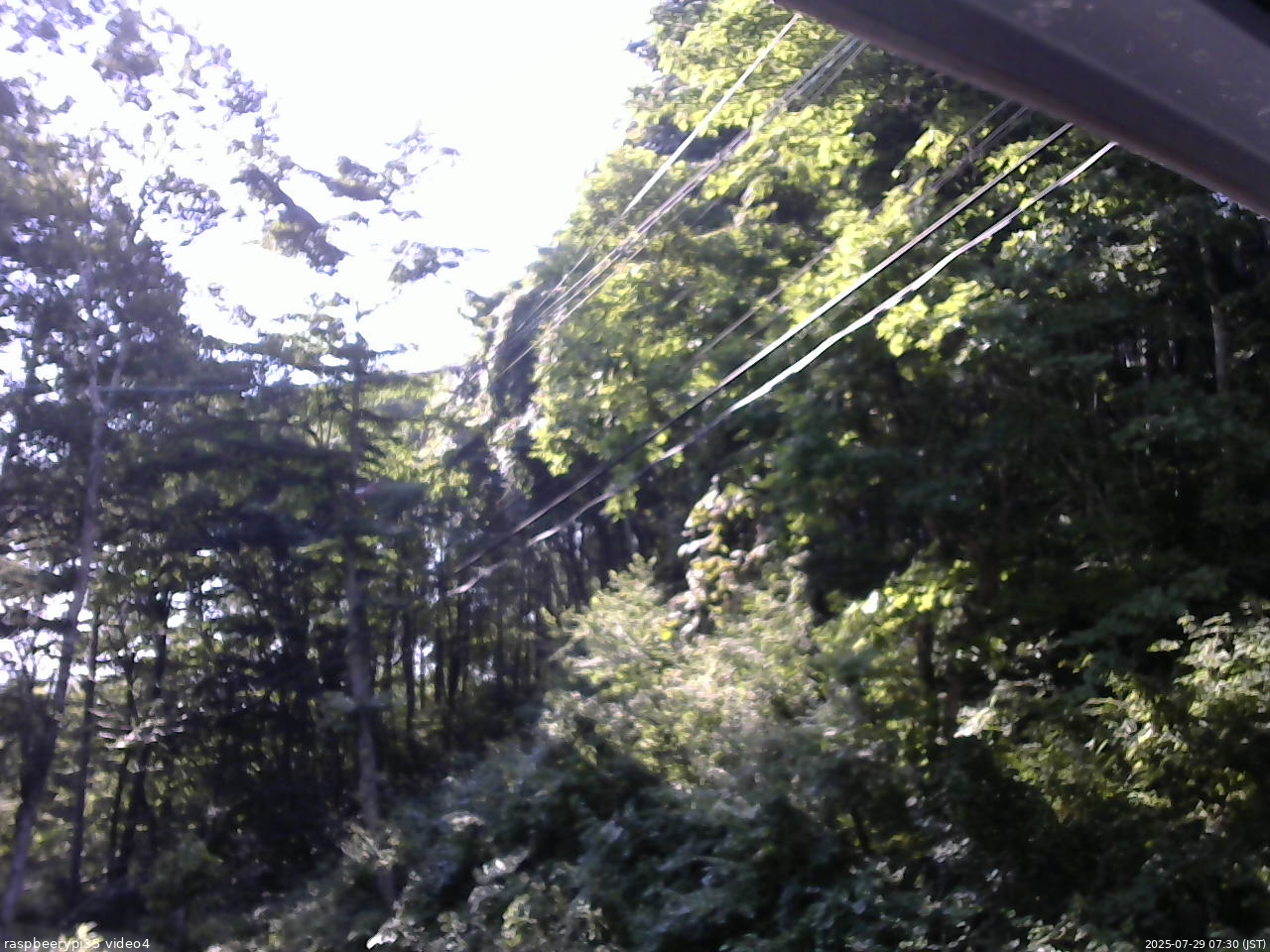 長野県菅平高原 ゆたか山荘 東側上空 2025/07/29 07:30