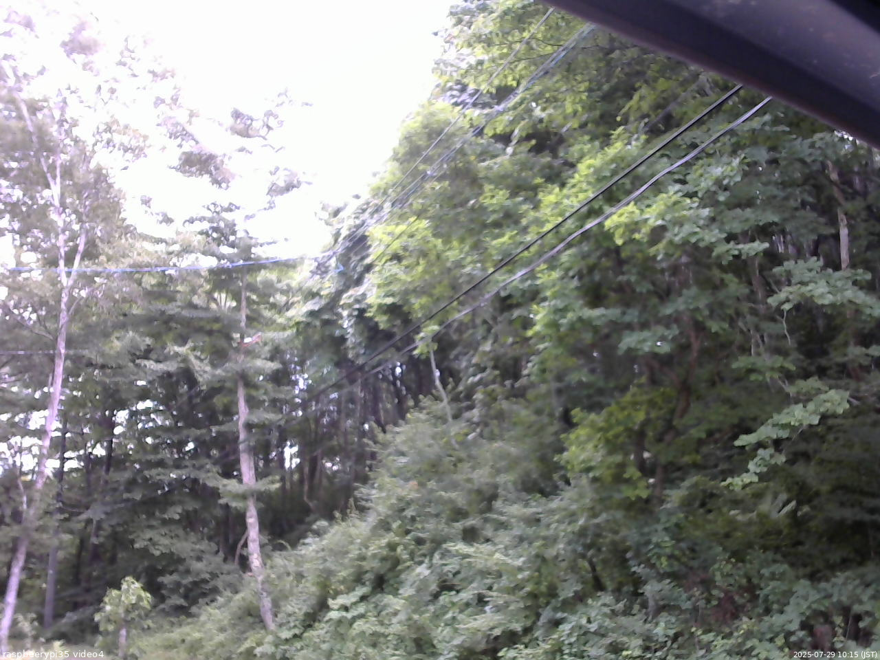 長野県菅平高原 ゆたか山荘 東側上空 2025/07/29 10:15