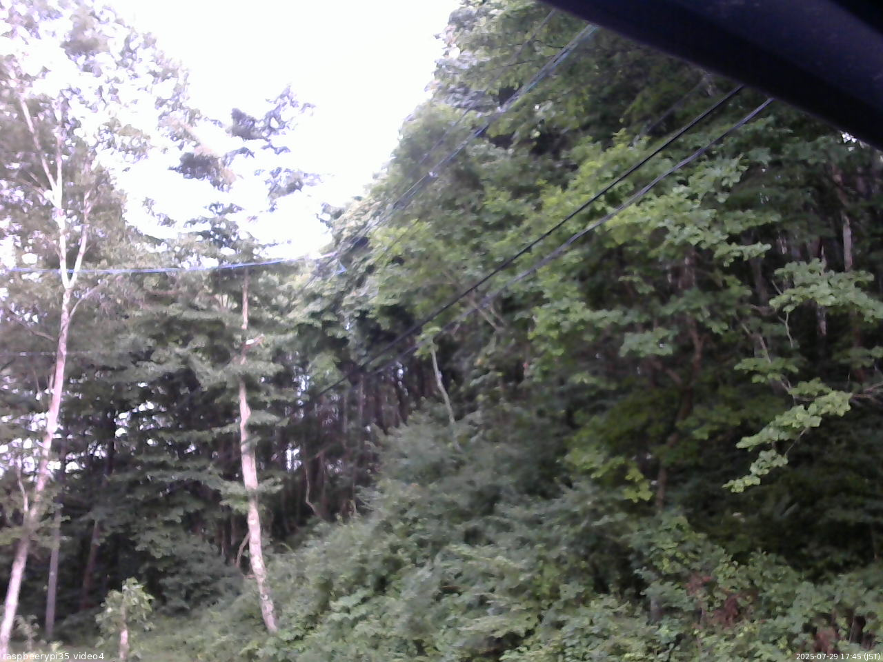 長野県菅平高原 ゆたか山荘 東側上空 2025/07/29 17:45