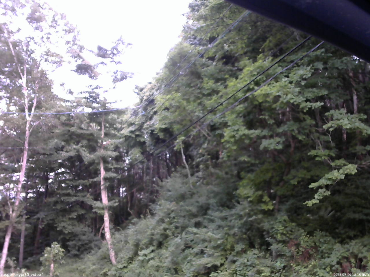 長野県菅平高原 ゆたか山荘 東側上空 2025/07/29 18:15