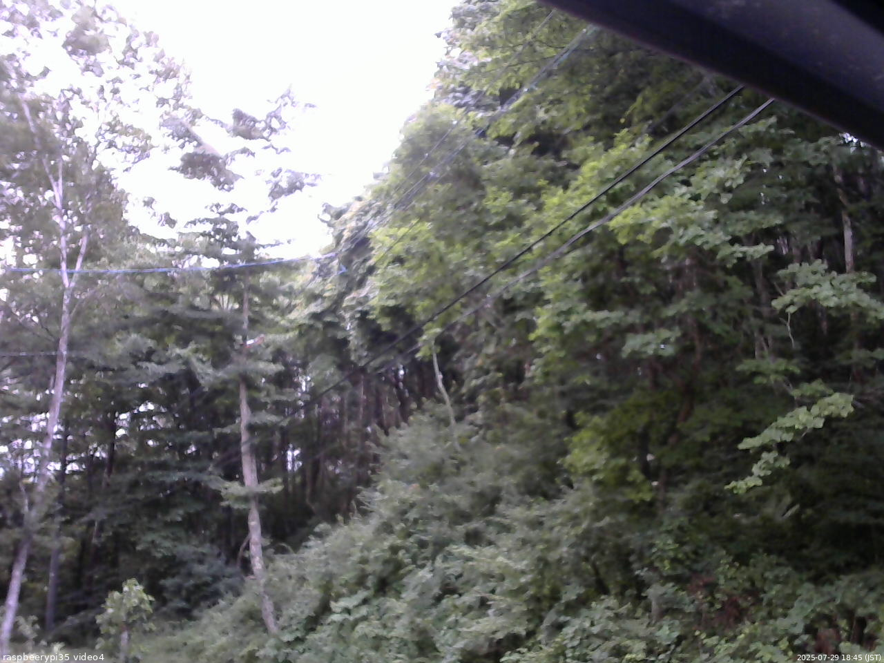 長野県菅平高原 ゆたか山荘 東側上空 2025/07/29 18:45