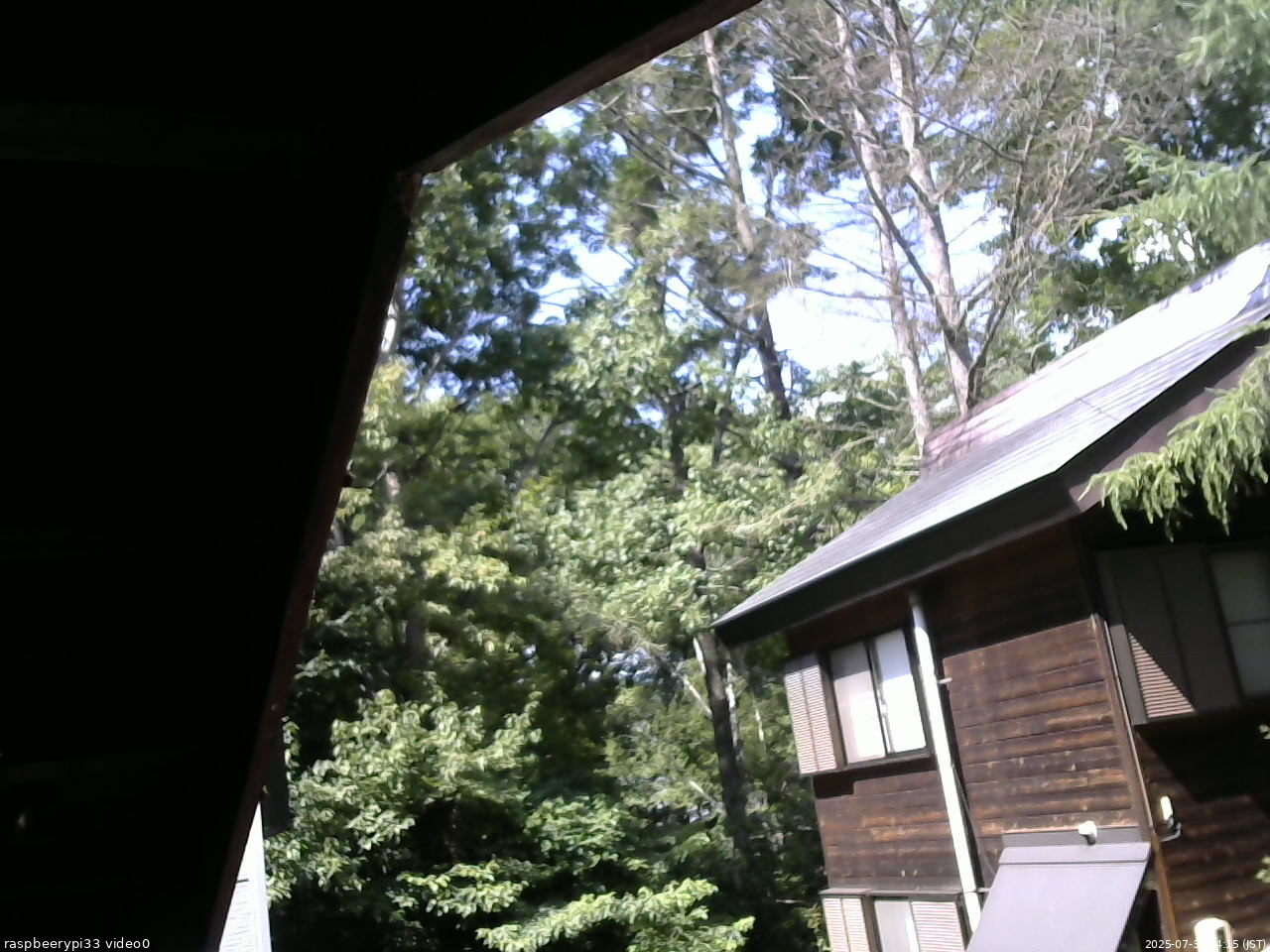 長野県菅平高原 ゆたか山荘 北側 2025/07/30 14:15