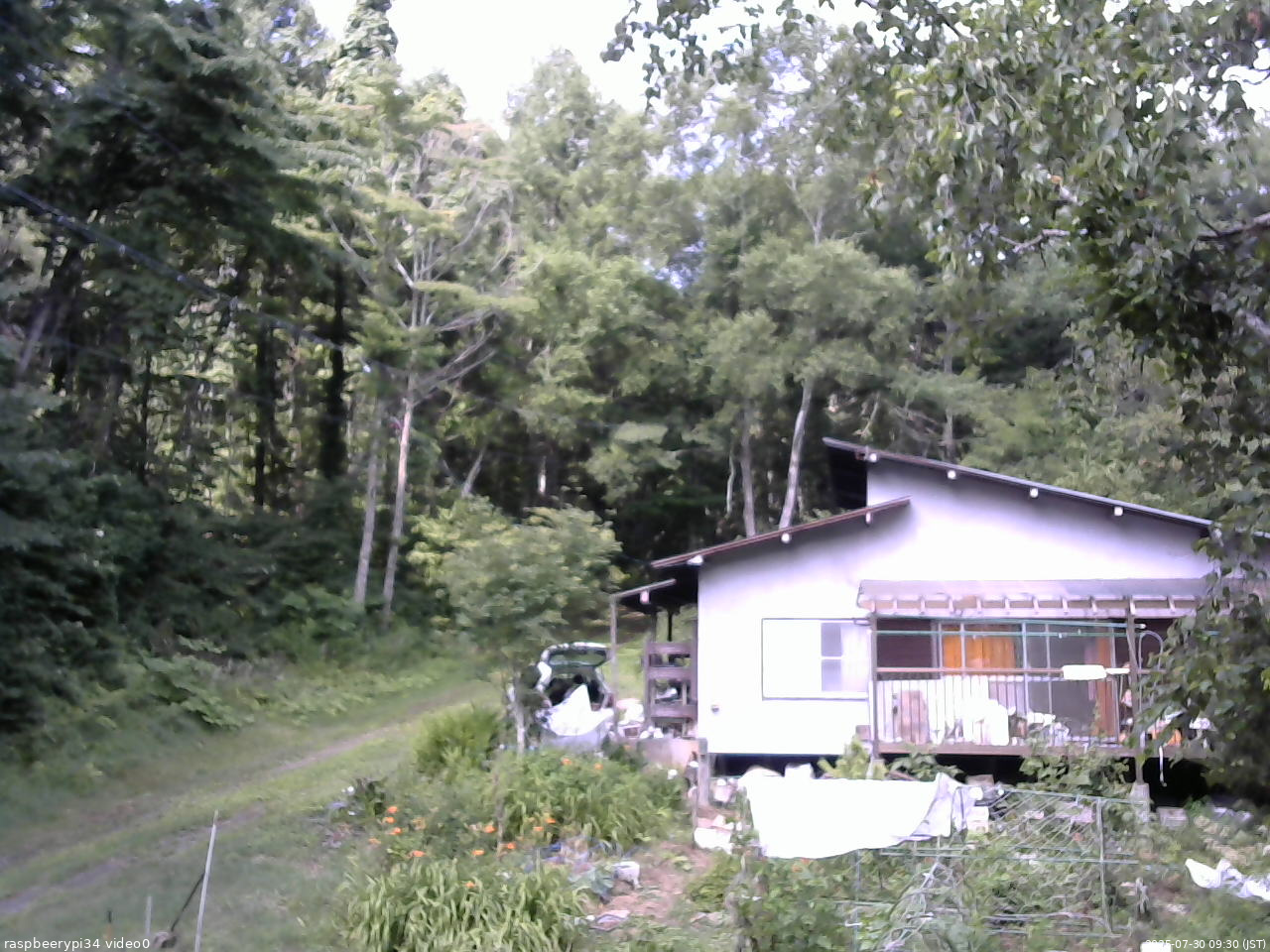 長野県菅平高原 ゆたか山荘 西側(坂上) 2025/07/30 09:30