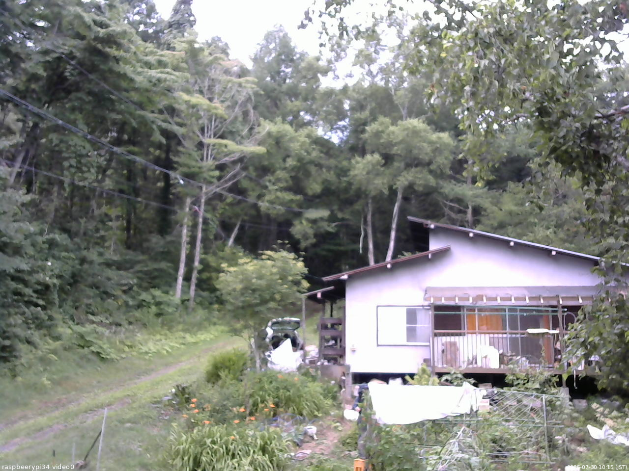 長野県菅平高原 ゆたか山荘 西側(坂上) 2025/07/30 10:15