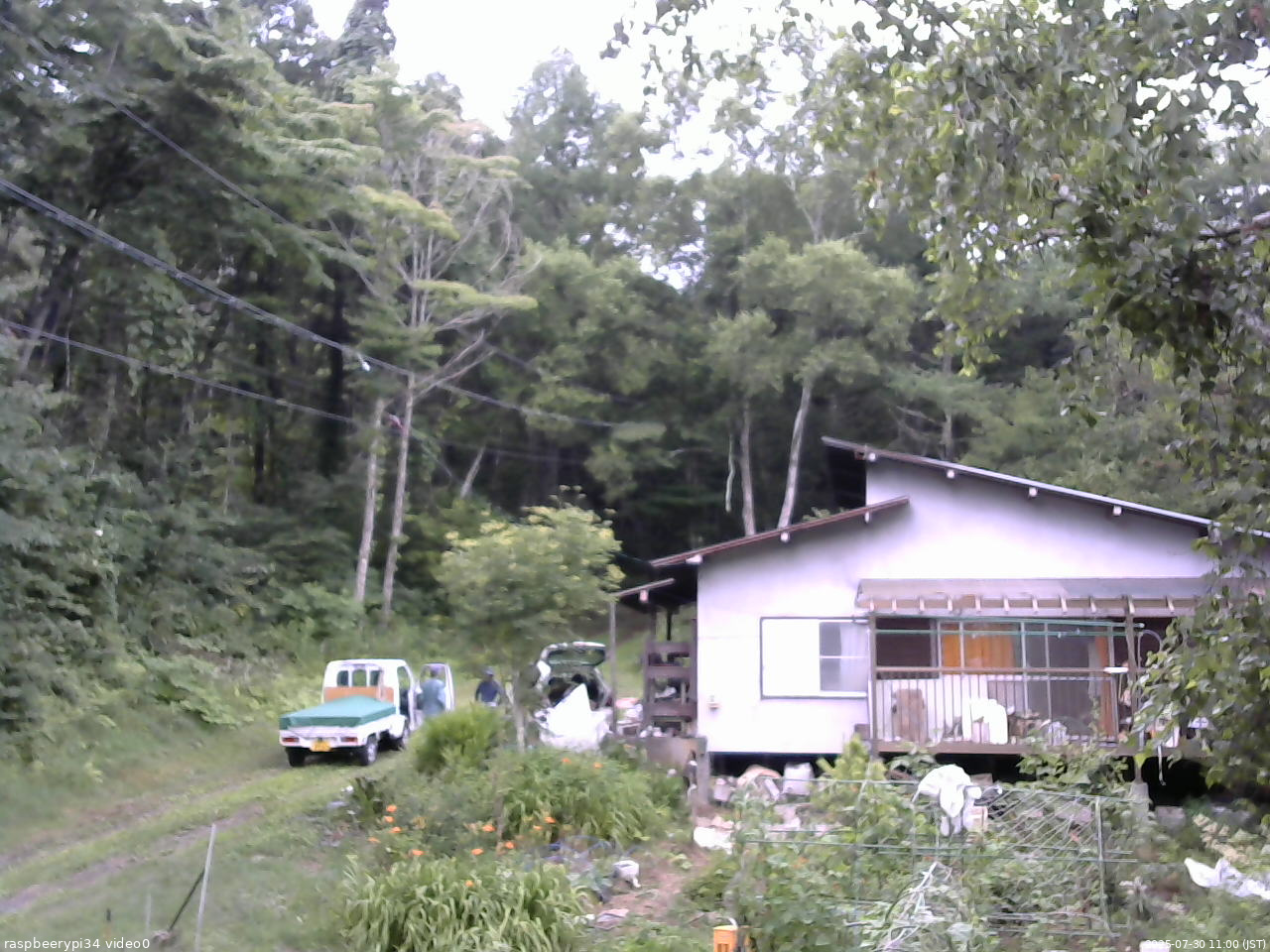 長野県菅平高原 ゆたか山荘 西側(坂上) 2025/07/30 11:00