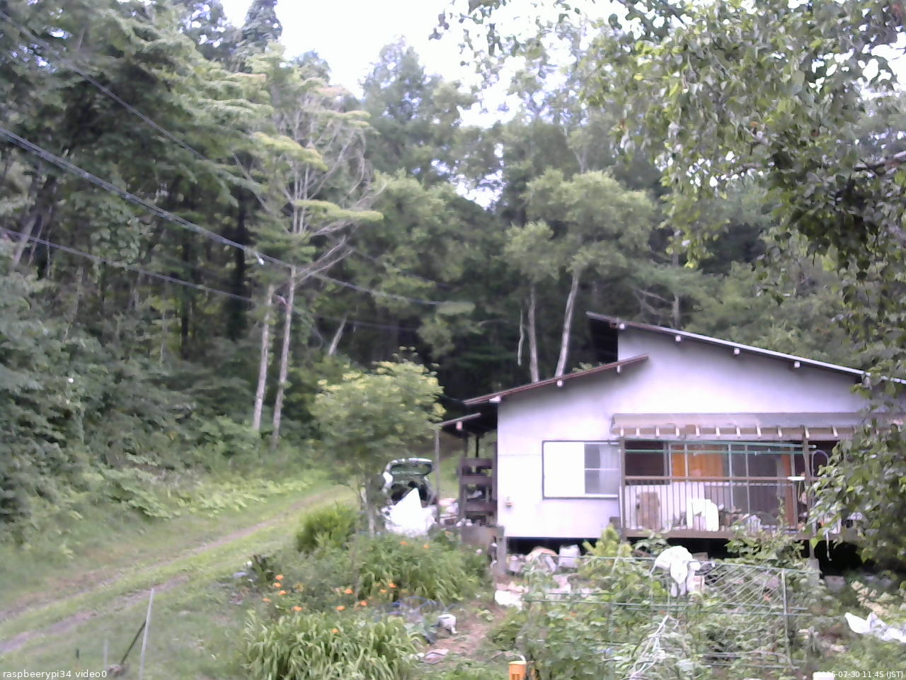 長野県菅平高原 ゆたか山荘 西側(坂上) 2025/07/30 11:45
