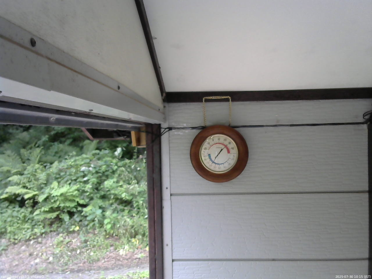 長野県菅平高原 ゆたか山荘 温度計 2025/07/30 10:15