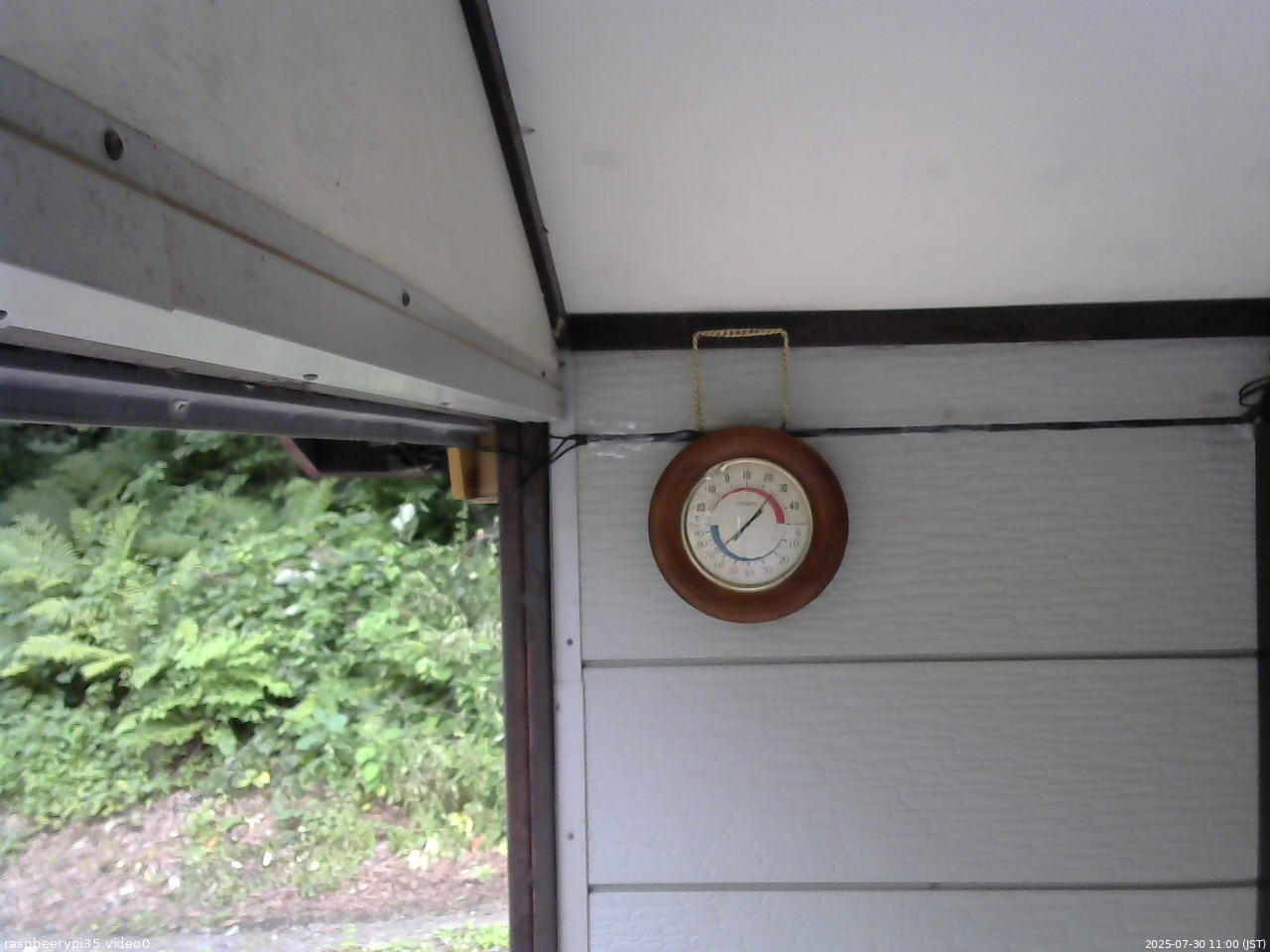 長野県菅平高原 ゆたか山荘 温度計 2025/07/30 11:00