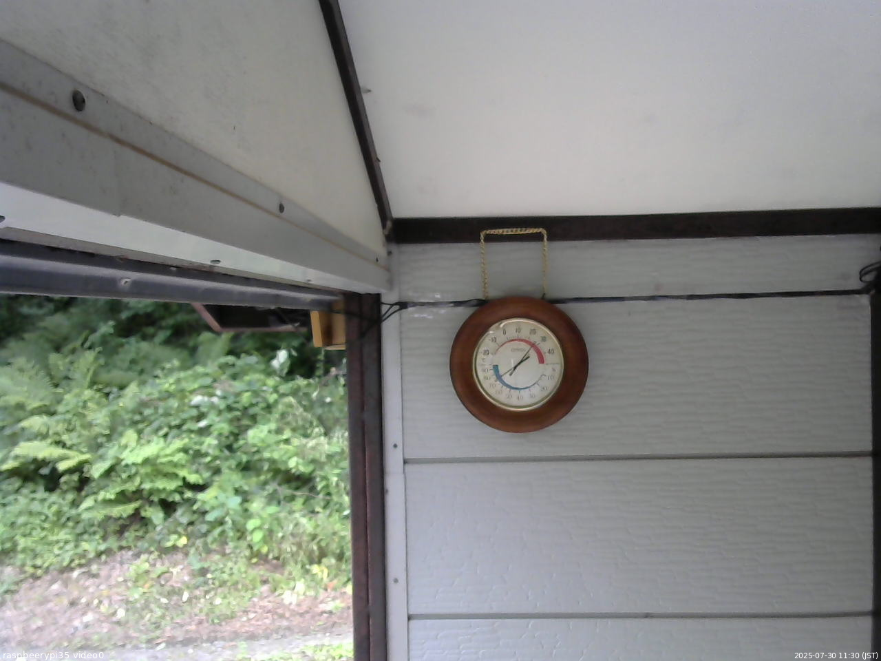 長野県菅平高原 ゆたか山荘 温度計 2025/07/30 11:30
