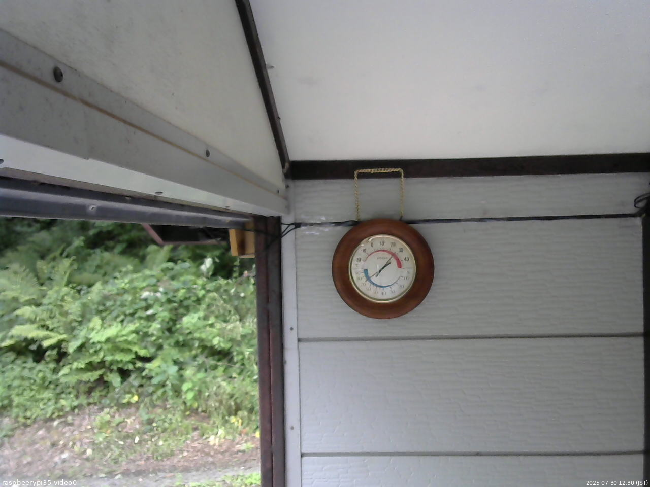 長野県菅平高原 ゆたか山荘 温度計 2025/07/30 12:30