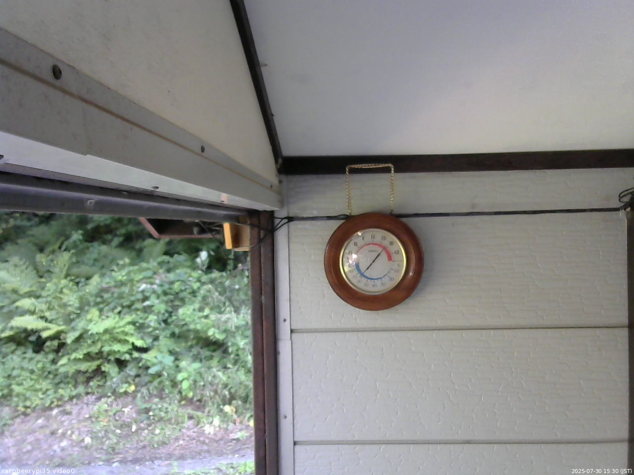 長野県菅平高原 ゆたか山荘 温度計 2025/07/30 15:30