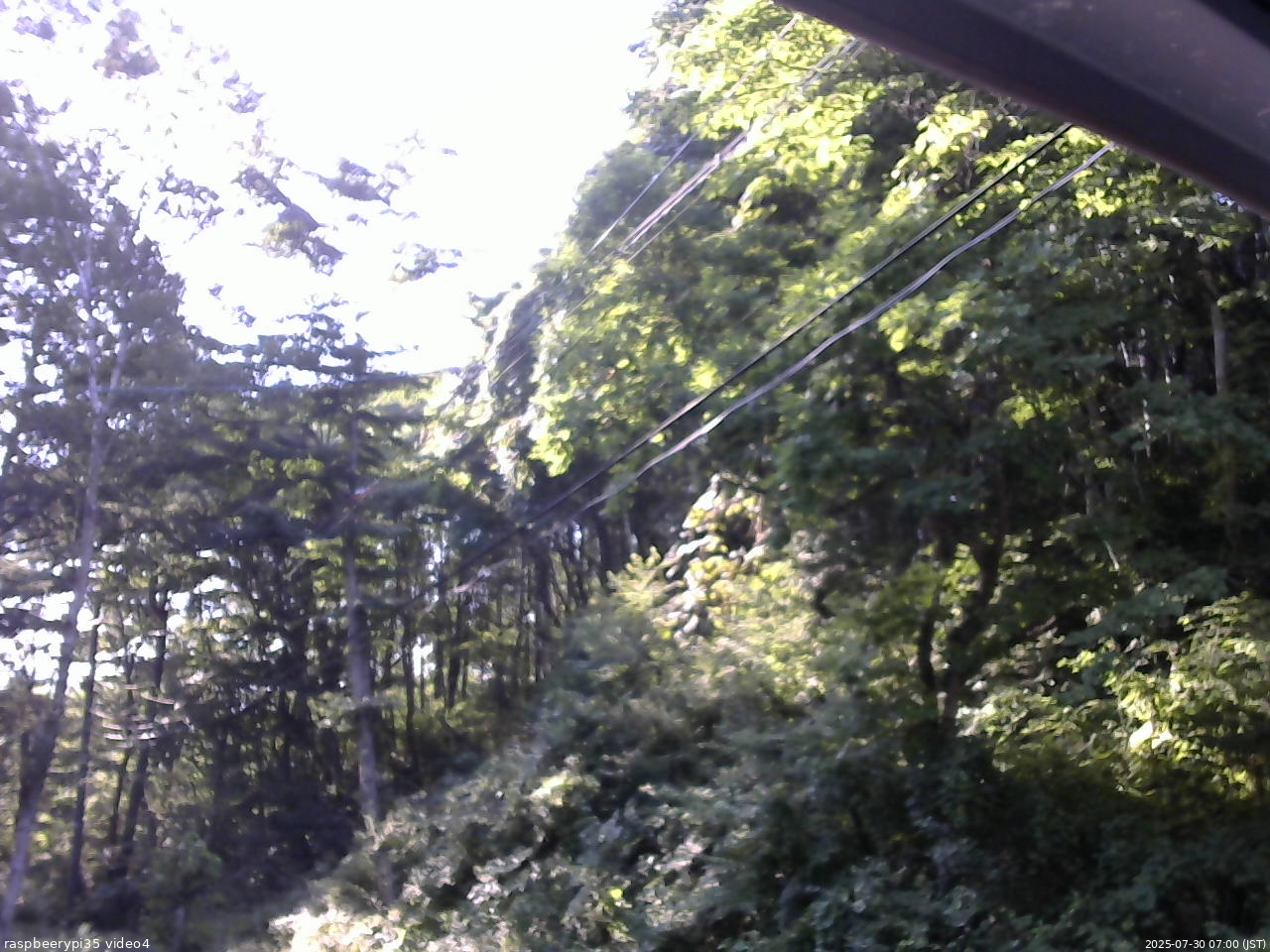 長野県菅平高原 ゆたか山荘 東側上空 2025/07/30 07:00