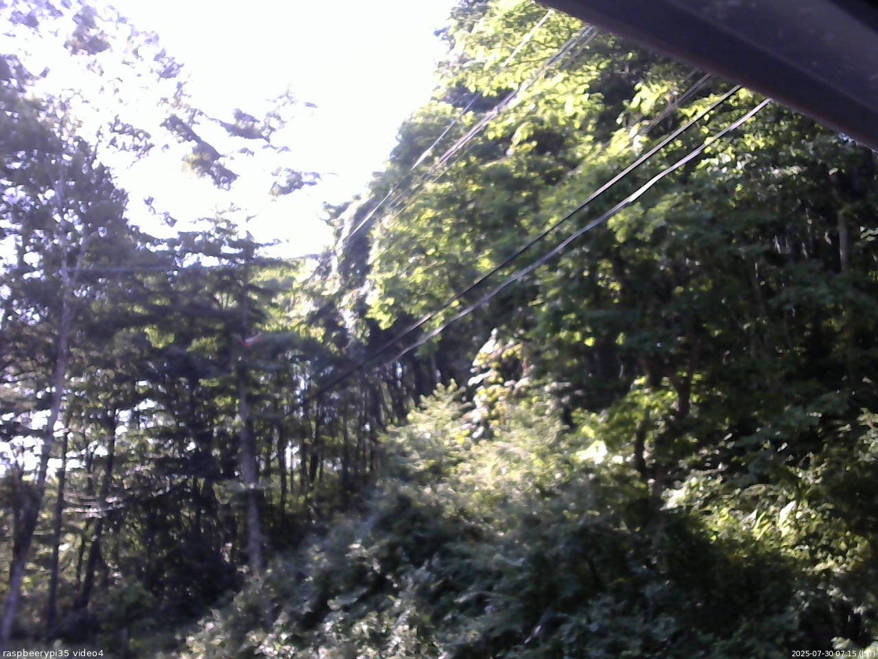 長野県菅平高原 ゆたか山荘 東側上空 2025/07/30 07:15