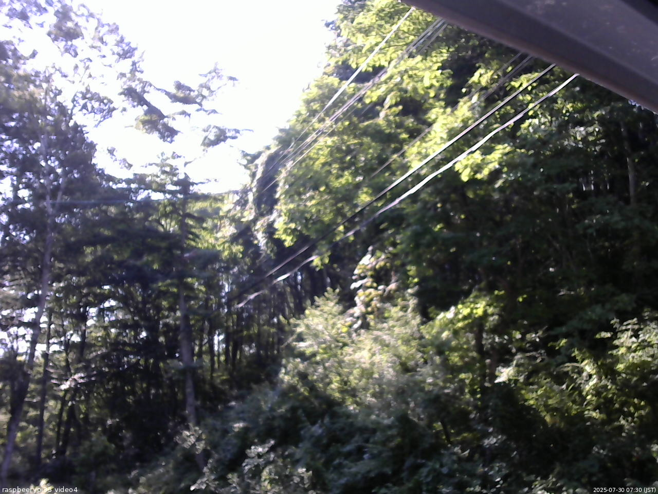 長野県菅平高原 ゆたか山荘 東側上空 2025/07/30 07:30