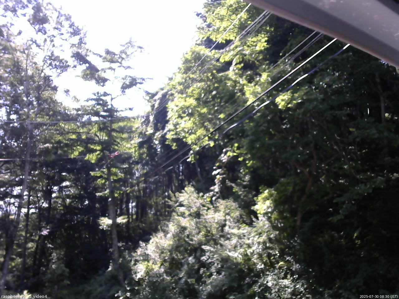 長野県菅平高原 ゆたか山荘 東側上空 2025/07/30 08:30