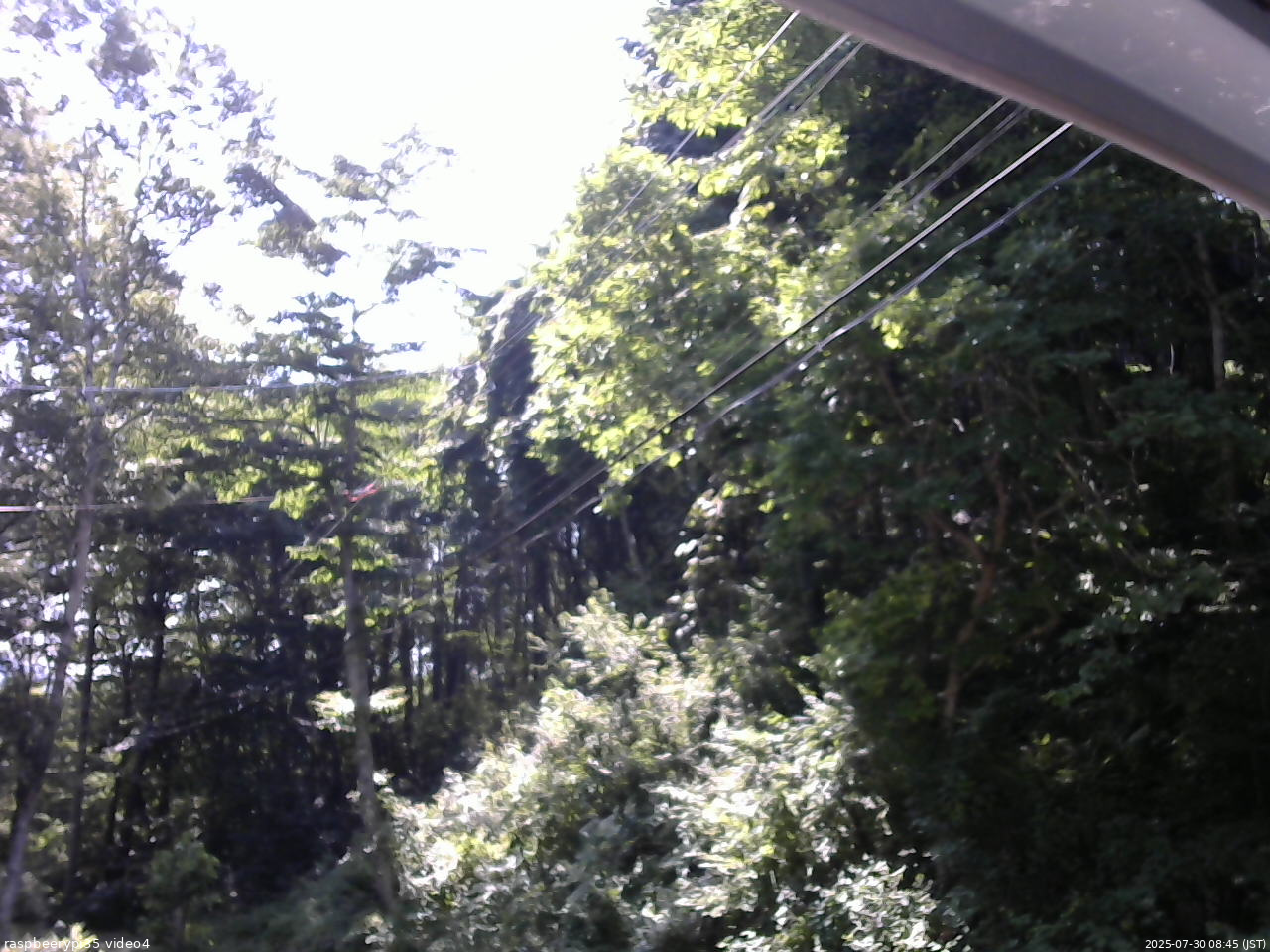 長野県菅平高原 ゆたか山荘 東側上空 2025/07/30 08:45