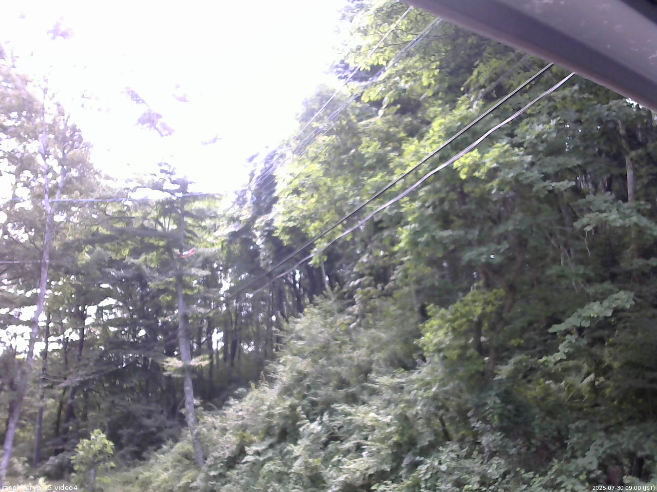 長野県菅平高原 ゆたか山荘 東側上空 2025/07/30 09:00