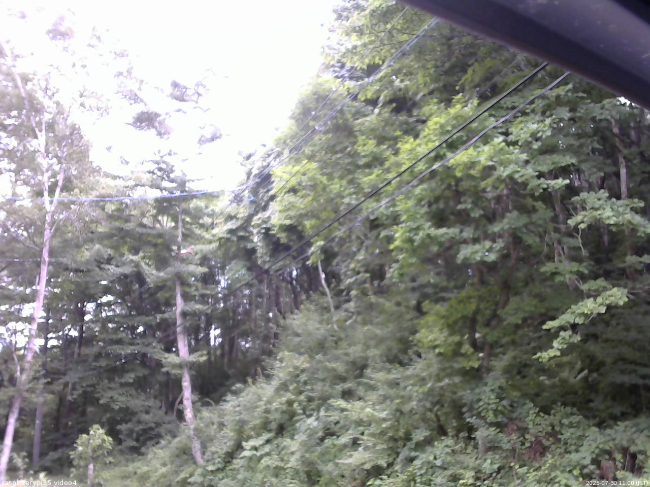長野県菅平高原 ゆたか山荘 東側上空 2025/07/30 11:00