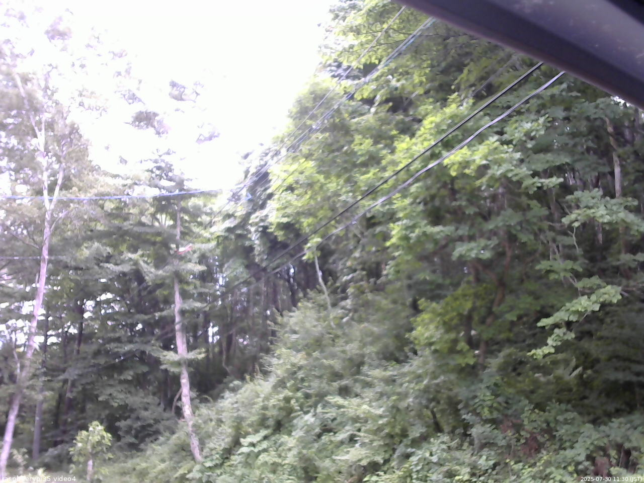 長野県菅平高原 ゆたか山荘 東側上空 2025/07/30 11:30
