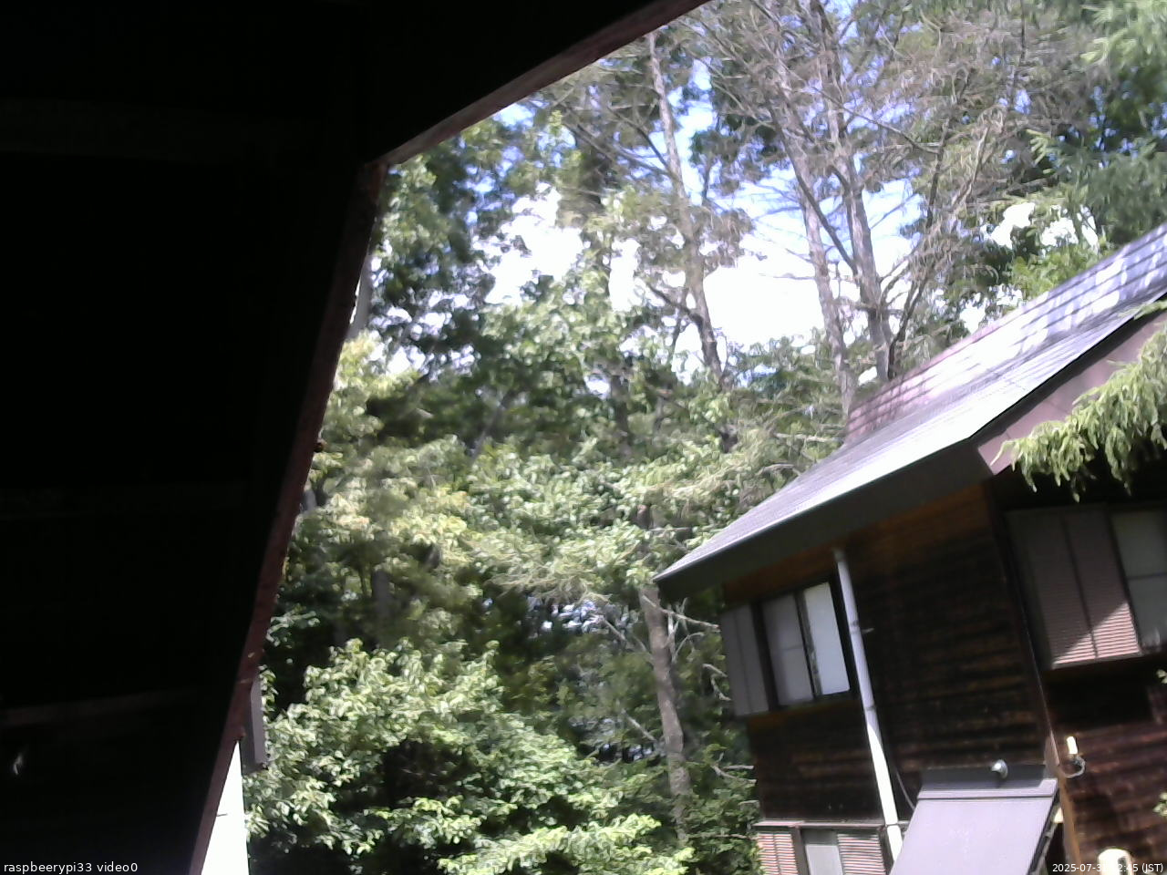 長野県菅平高原 ゆたか山荘 北側 2025/07/31 12:45