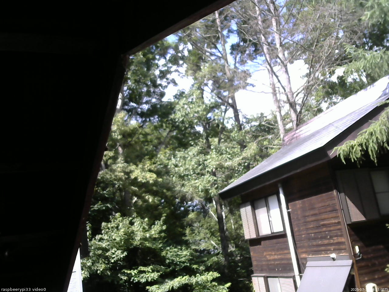長野県菅平高原 ゆたか山荘 北側 2025/07/31 14:15
