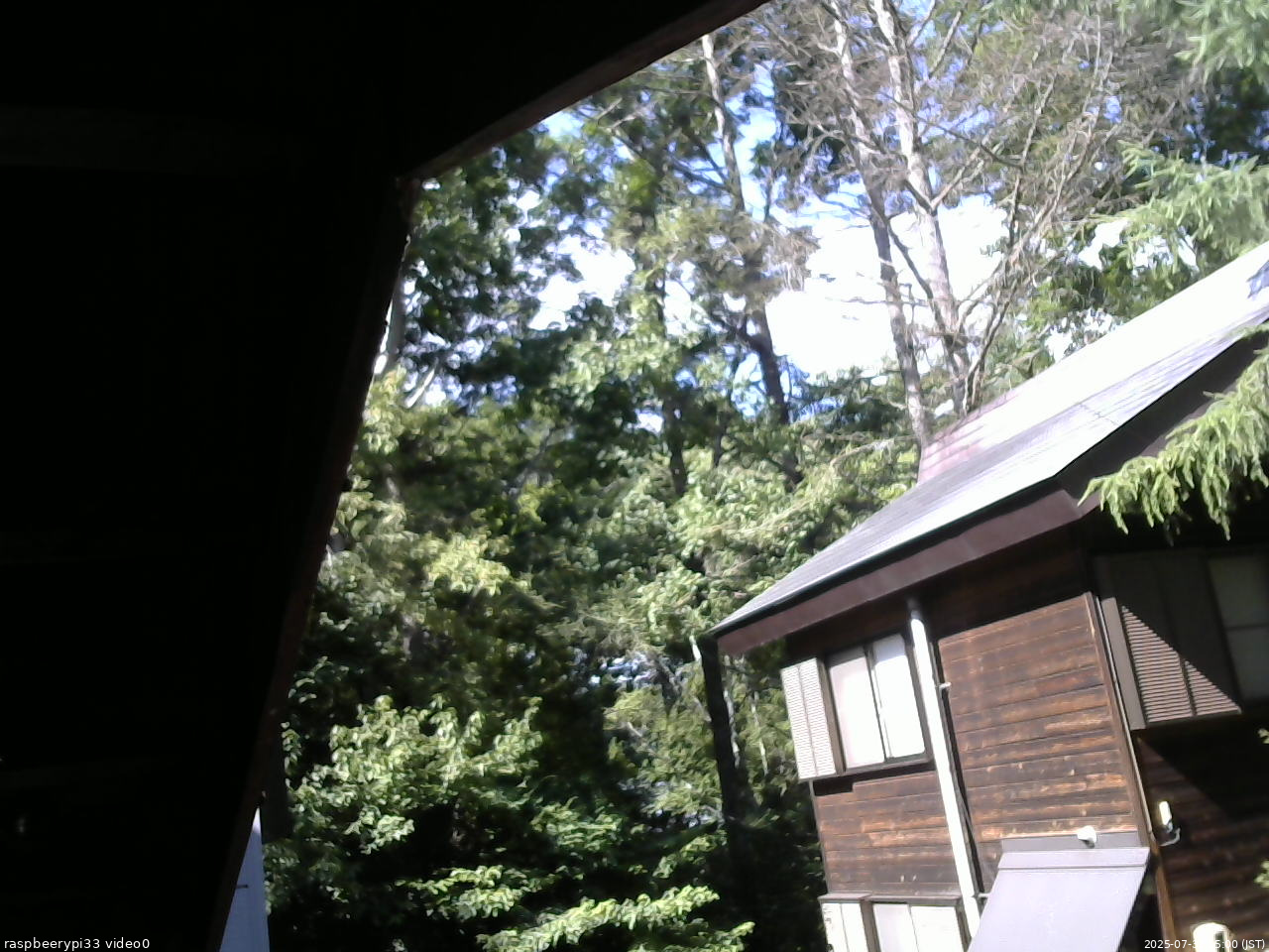 長野県菅平高原 ゆたか山荘 北側 2025/07/31 15:00