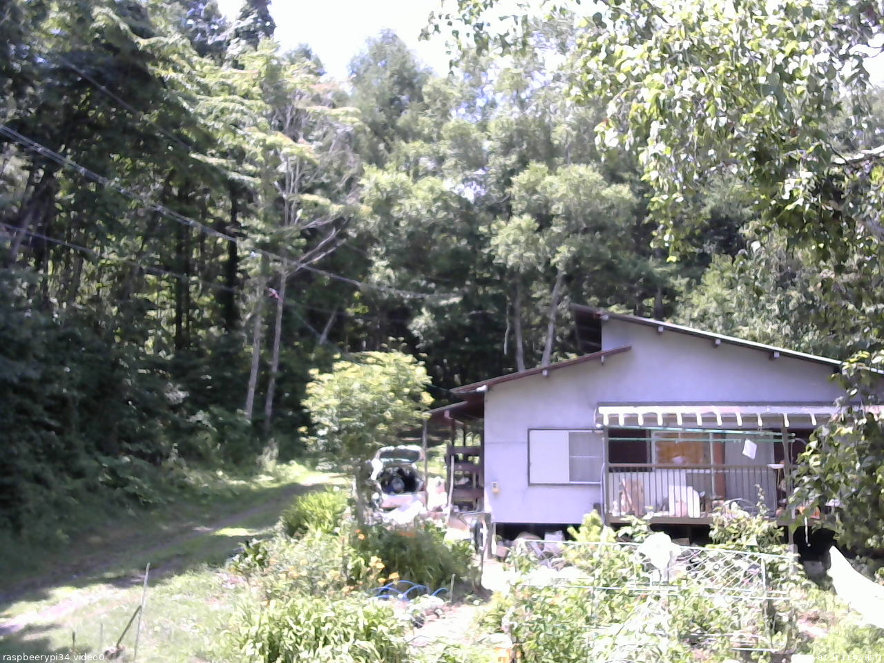 長野県菅平高原 ゆたか山荘 西側(坂上) 2025/07/31 11:45