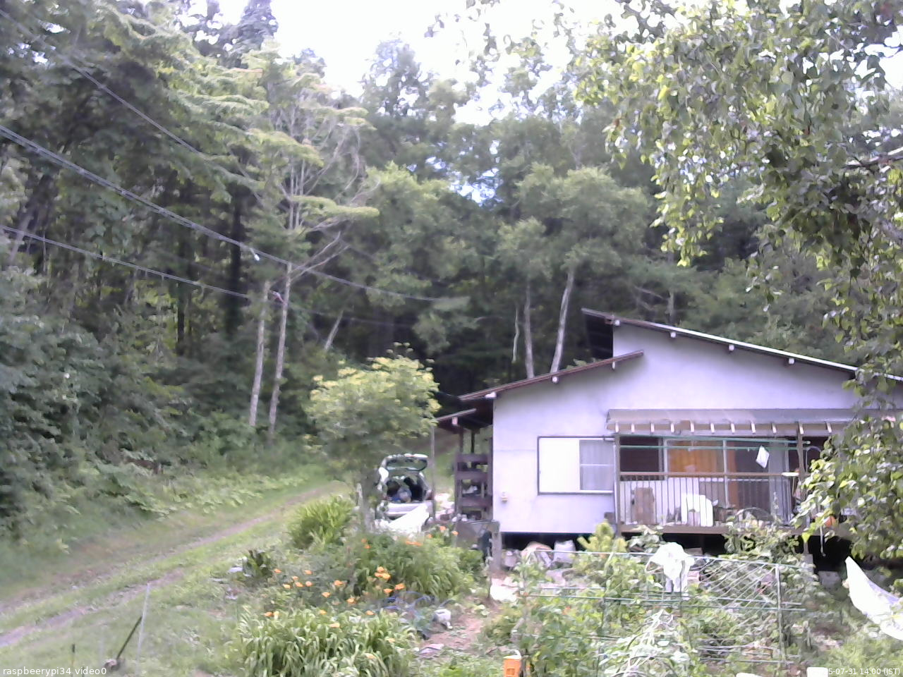 長野県菅平高原 ゆたか山荘 西側(坂上) 2025/07/31 14:00