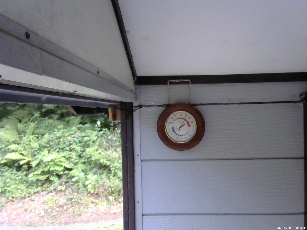 長野県菅平高原 ゆたか山荘 温度計 2025/07/31 18:00