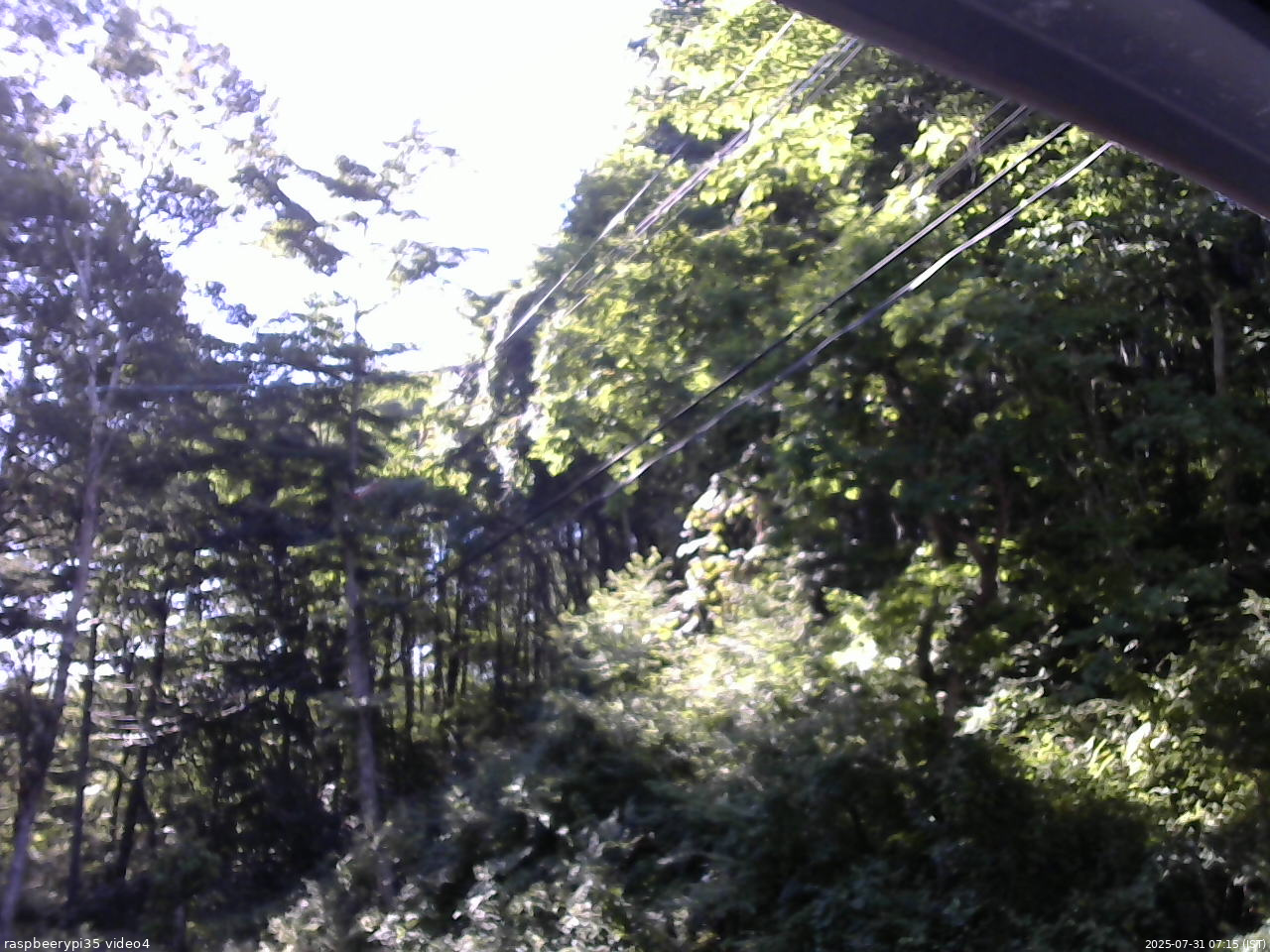 長野県菅平高原 ゆたか山荘 東側上空 2025/07/31 07:15