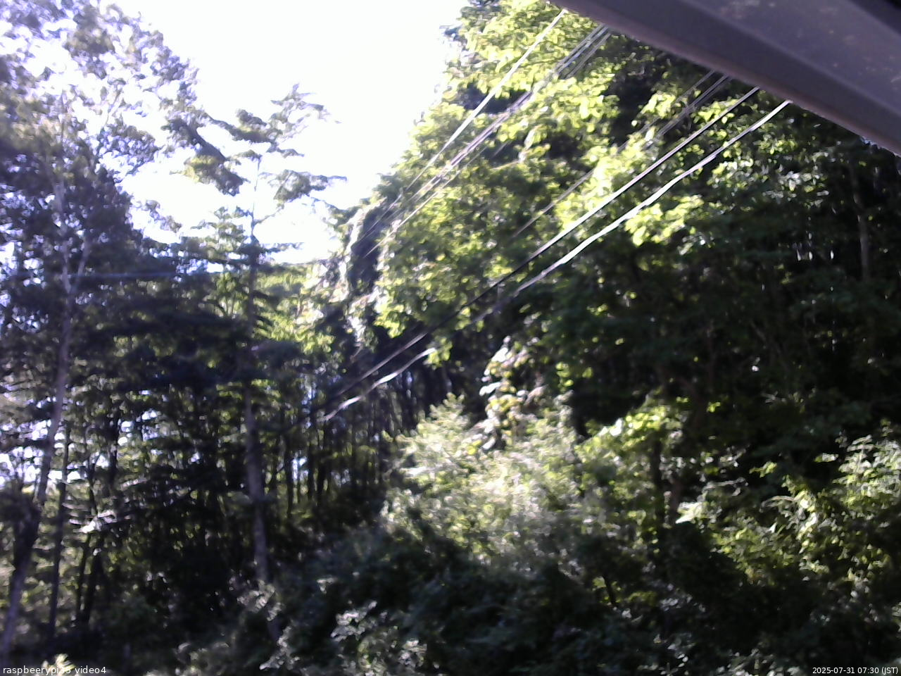 長野県菅平高原 ゆたか山荘 東側上空 2025/07/31 07:30