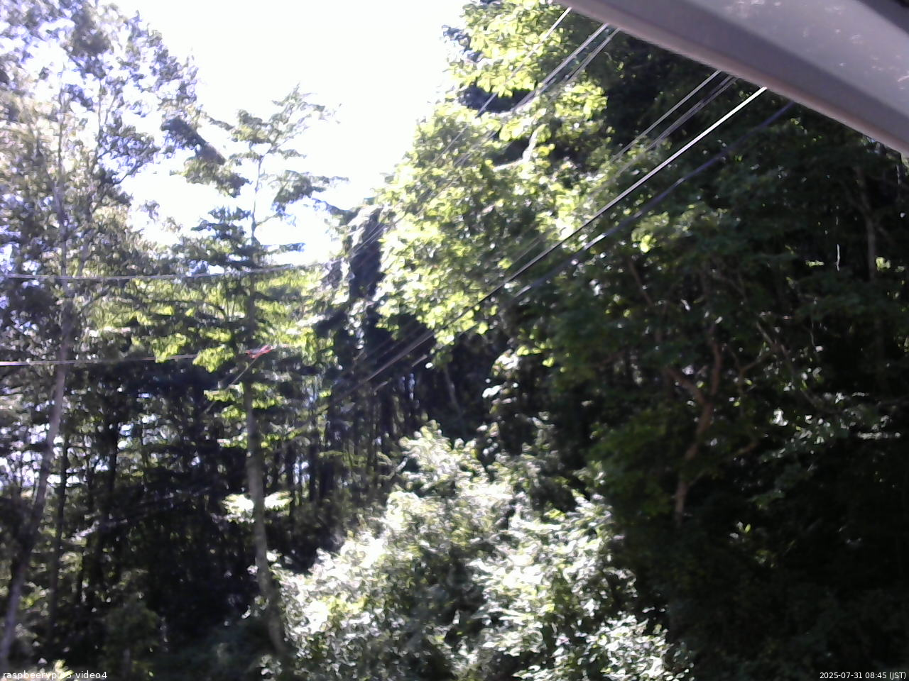 長野県菅平高原 ゆたか山荘 東側上空 2025/07/31 08:45