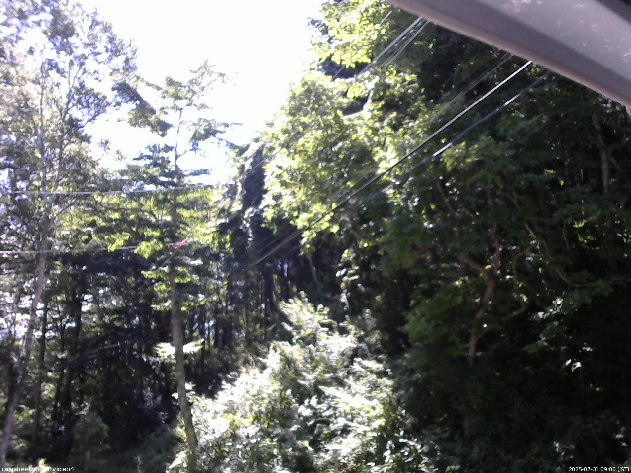 長野県菅平高原 ゆたか山荘 東側上空 2025/07/31 09:00