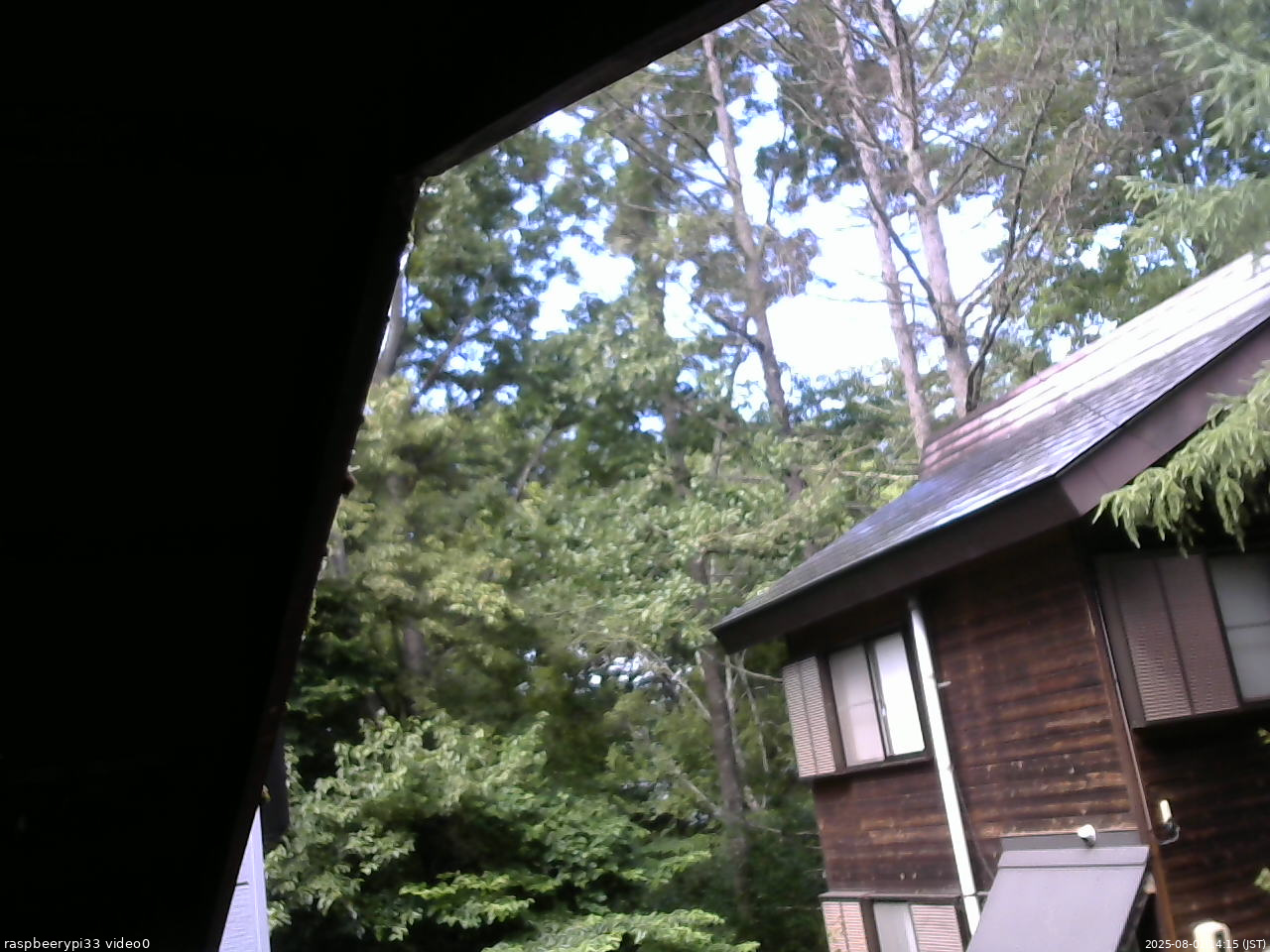 長野県菅平高原 ゆたか山荘 北側 2025/08/01 14:15
